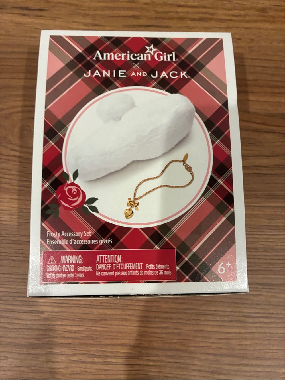 American Girl x Janie and Jack Frosty Accessory Set - White & Gold